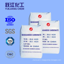 Industrial Grade Manganese Carbonate (MnCO3 44%min) with Competitive Price